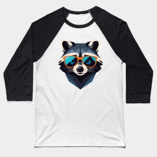 Cool Raccoon with sunglasses Baseball T-Shirt